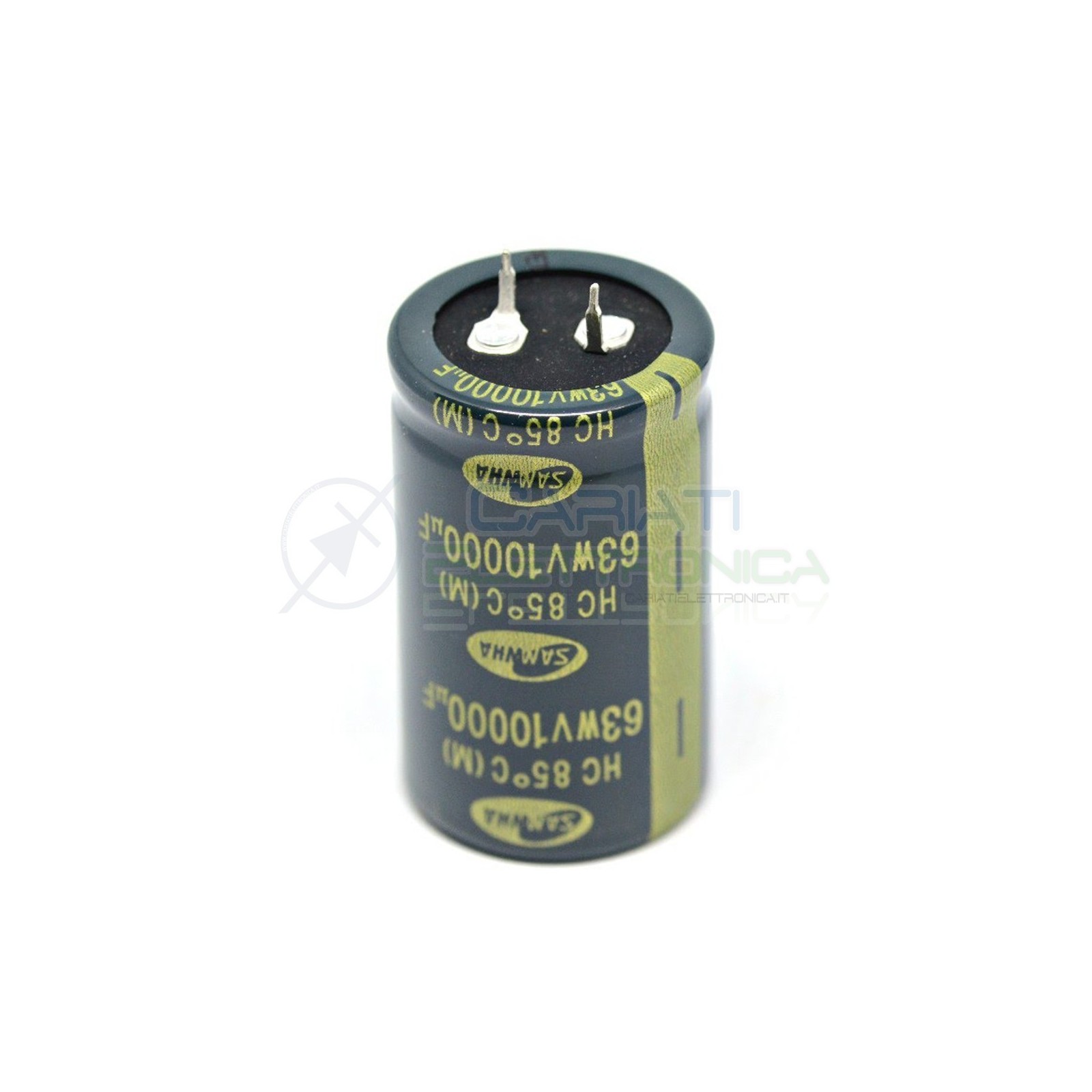 Condensatore elettrolitico 10000 uF 63V 85°C 30x50 mm snap in Samwha 10000uF Samwha