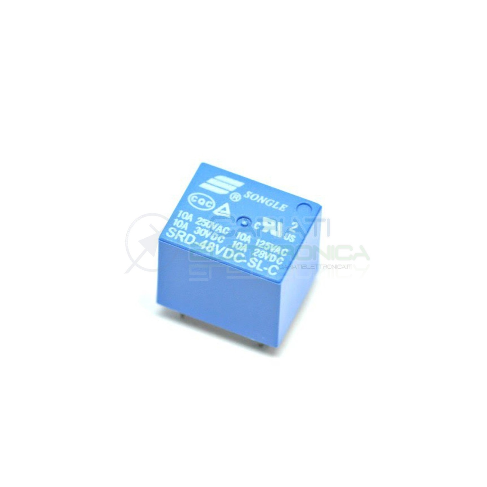 Relay Relè 48V Dc 10A Circuito Stampato Pcb 1 Scambio SRD-48VDC-SL-C SRD Generico