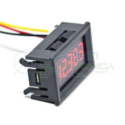 Display Voltometro ROSSO 5 CIFRE DECIMALI 0-33.000 Vdc da pannello alta precisioneGenerico