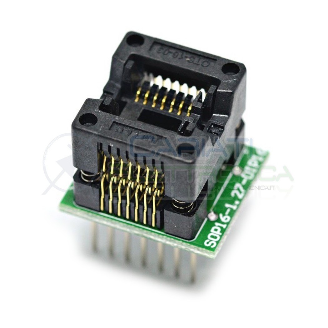 Adattatore Basetta Test PCB Programmazione SOP16 a DIP16 150milsGenerico