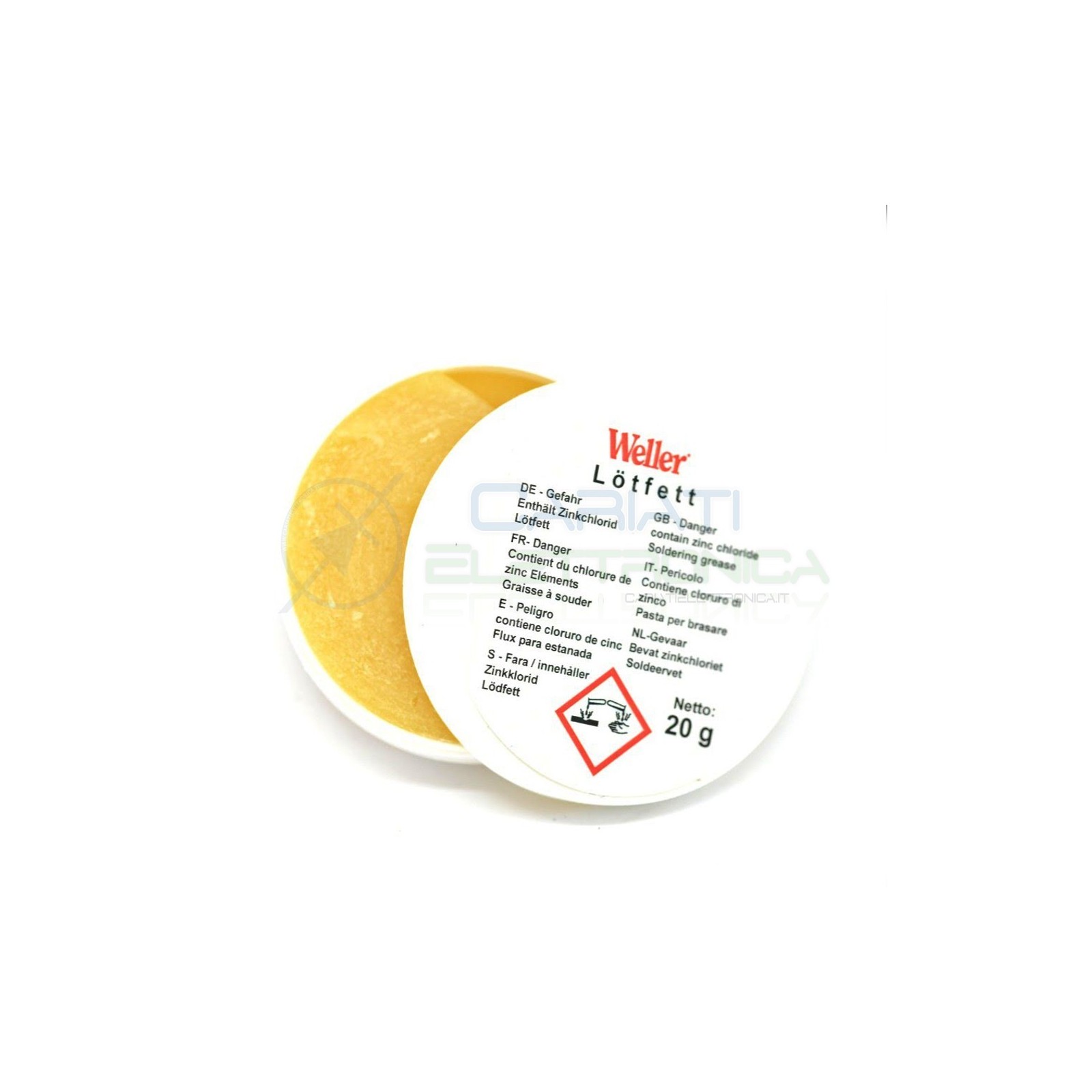 Weller Pasta saldante salda 20g per saldatura punte saldatore stagno Weller