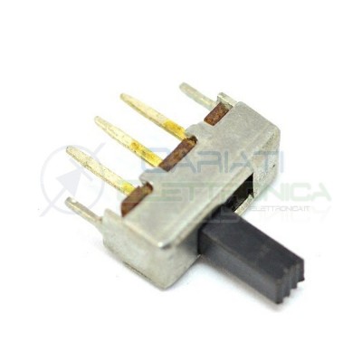 2 PEZZI Interruttore Deviatore a Slitta Slide 3 pin con altezza leva 7mm