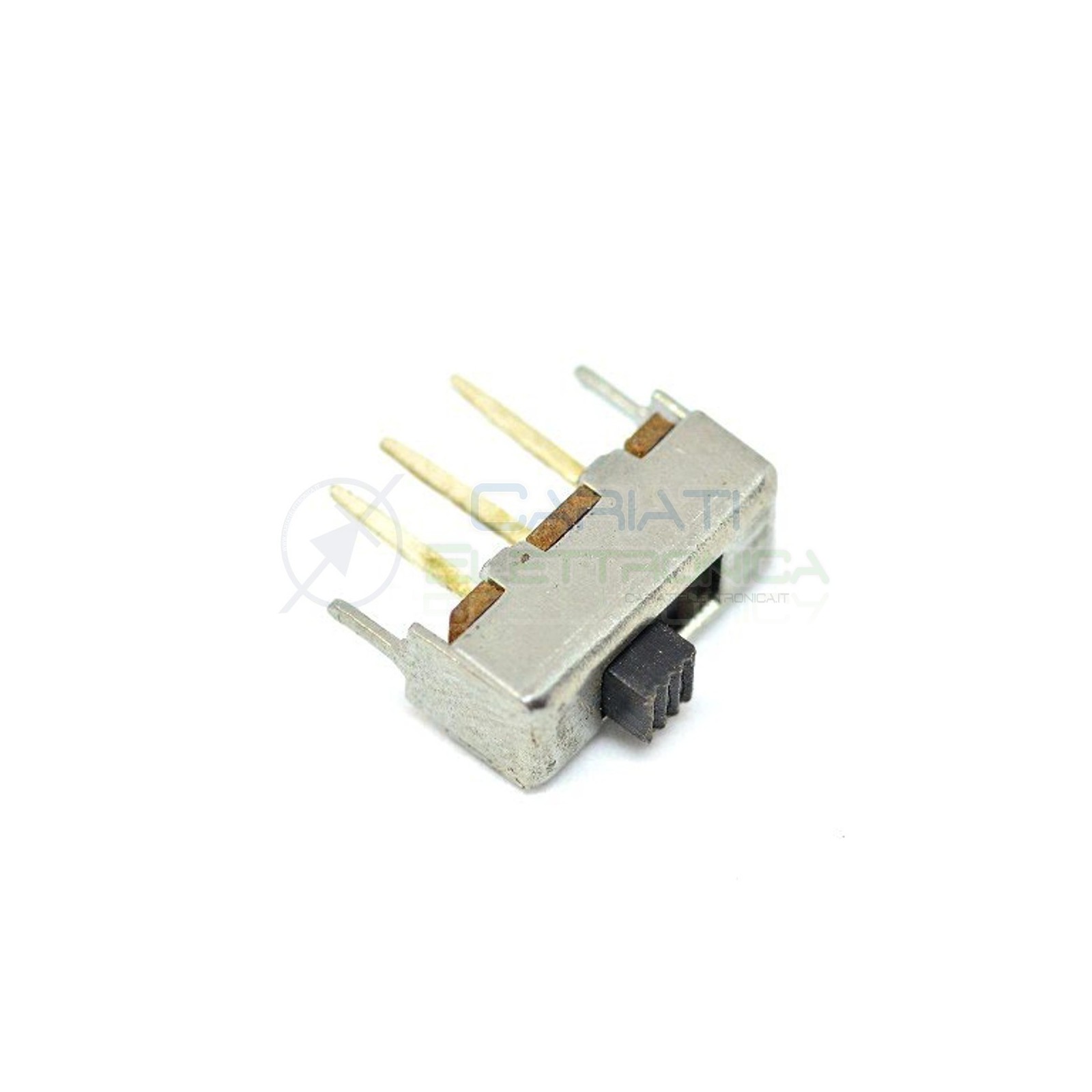 2 PEZZI Interruttore Deviatore a Slitta Slide 3 pin con altezza leva 2mm