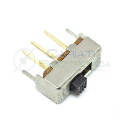 2 PEZZI Interruttore Deviatore a Slitta Slide 3 pin con altezza leva 2mm