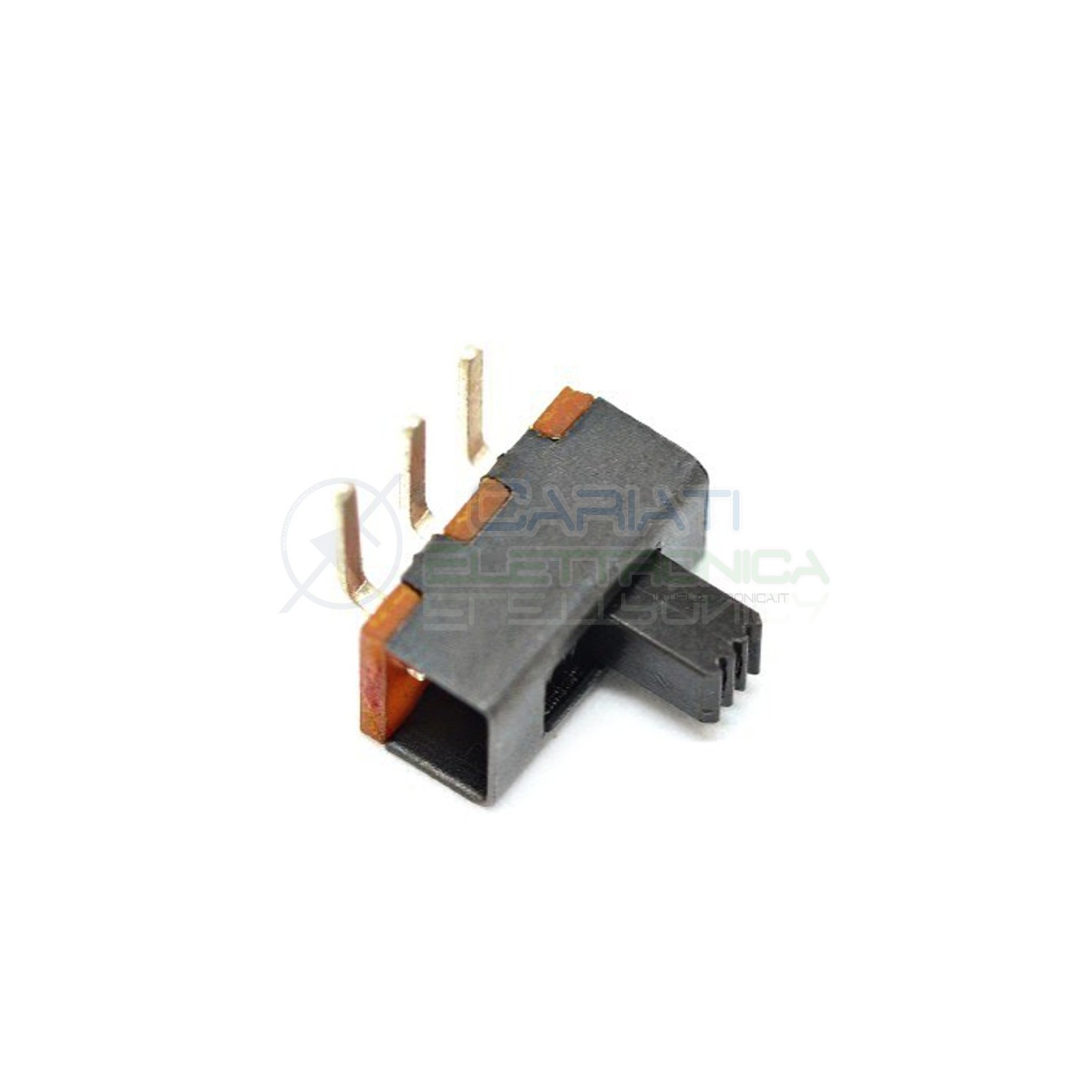 2 PEZZI Interruttore Deviatore a Slitta Slide 3 pin 90 gradi con altezza leva 4mm