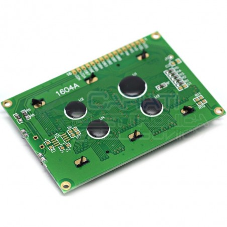 Display Lcd Character Lcm BLU 16x4 1604 Caratteri Retroilluminato Comp. HD44780