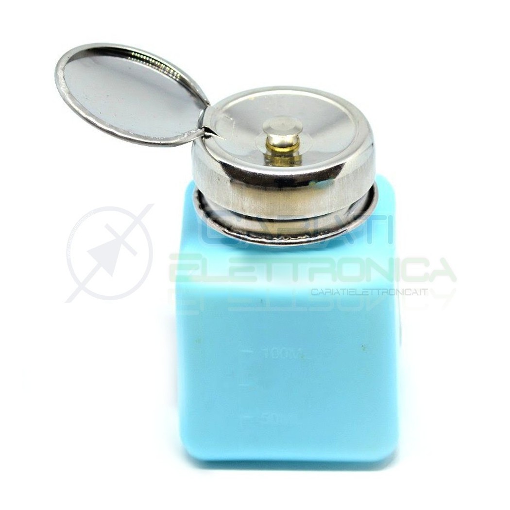 Dosatore fiala bottiglia 120ml ESD antistatico HDPE Colore BLU