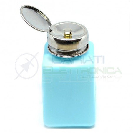 Dosatore fiala bottiglia 200ml ESD antistatico HDPE Colore BLU
