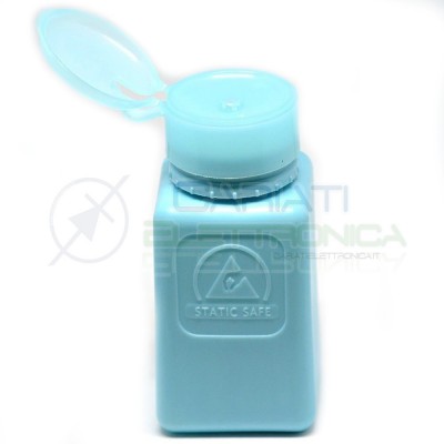 Dosatore fiala bottiglia 200ml ESD antistatico HDPE Colore BLU