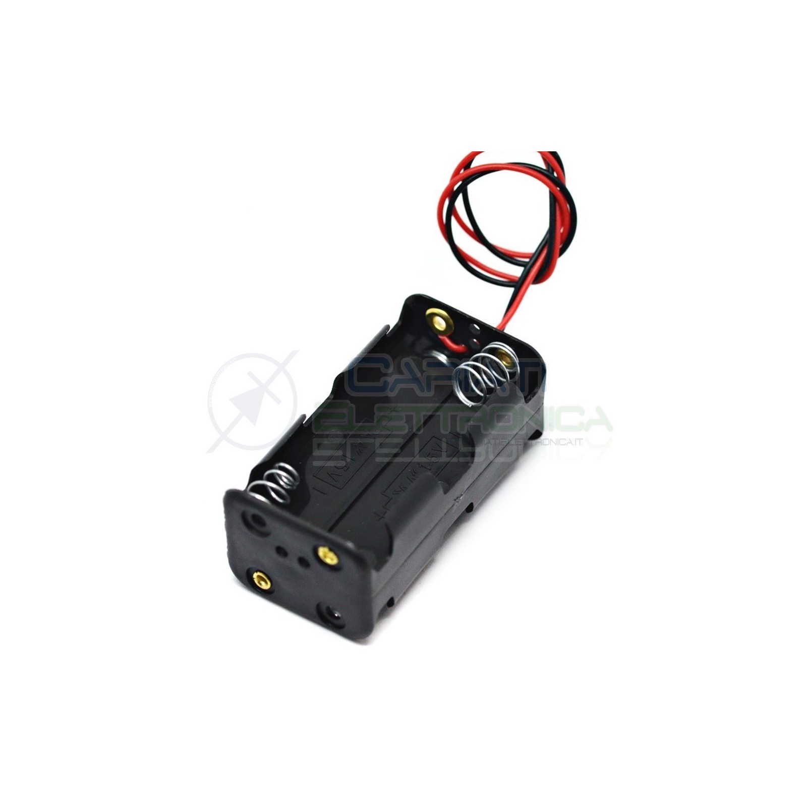 1 PEZZO Porta Batteria PortaBatterie Per 4 Pile AA con Cavi Generico