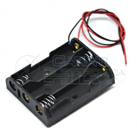 Holder Battery for 3xAAA with cable