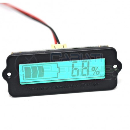 Indicatore di carica voltometro 24V Display led per batterie al piombo 24V Generico