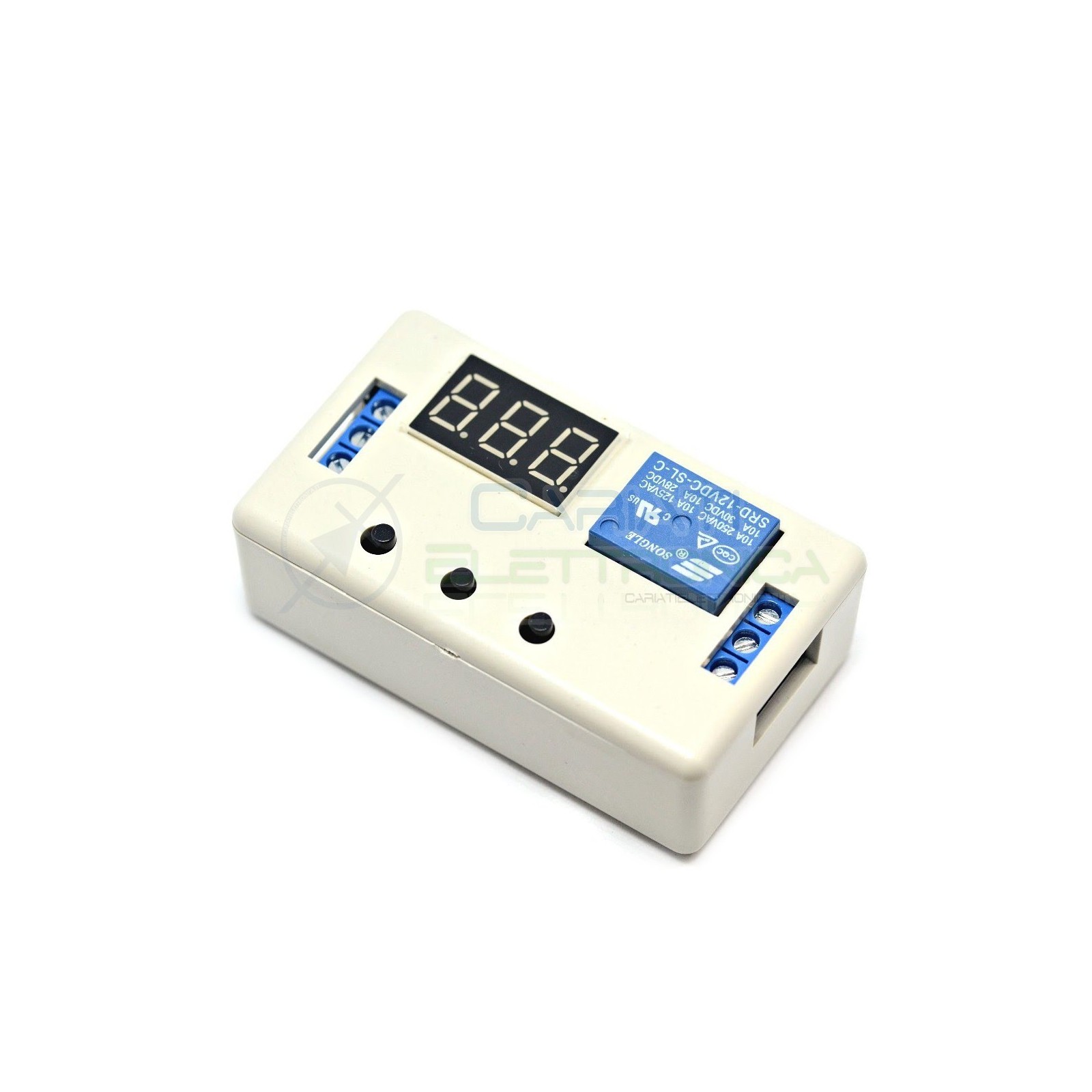 MODULO TEMPORIZZATORE TIMER 12V CON 1 RELE' RELAY 4 FUNZIONI Generico