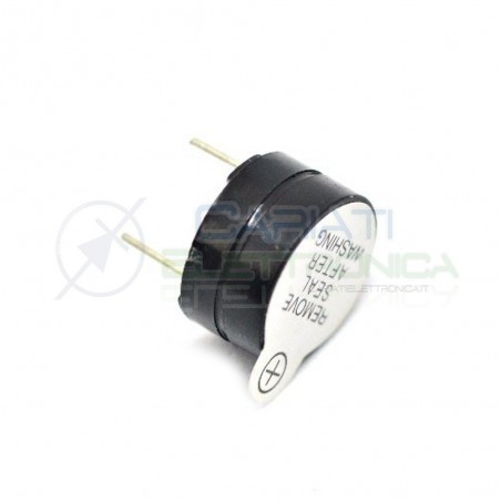 Cicalino Buzzer attivo 3V Con Oscillatore Integrato Diametro 12mm