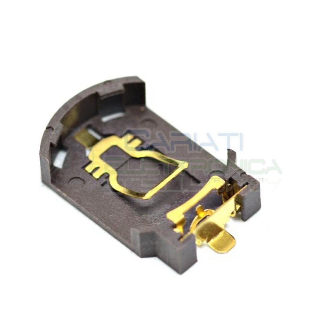 Portabatterie SMD Piatto per Batteria a Bottone CR2032 CR 2032Generico
