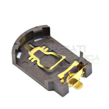 Portabatterie SMD Piatto per Batteria a Bottone CR2032 CR 2032Generico