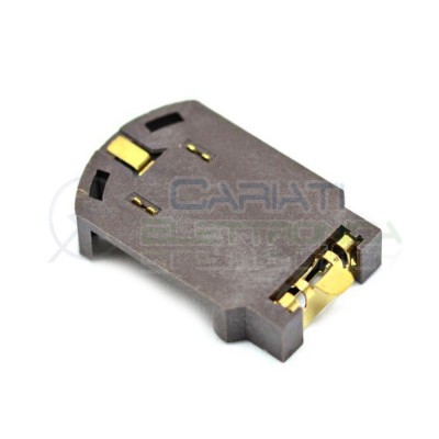 Portabatterie SMD Piatto per Batteria a Bottone CR2032 CR 2032Generico