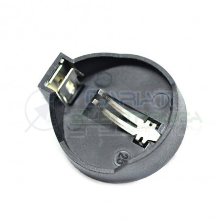 Portabatterie piatto per batteria a Bottone CR2032 CR 2032