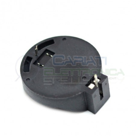 Portabatterie piatto per batteria a Bottone CR2032 CR 2032