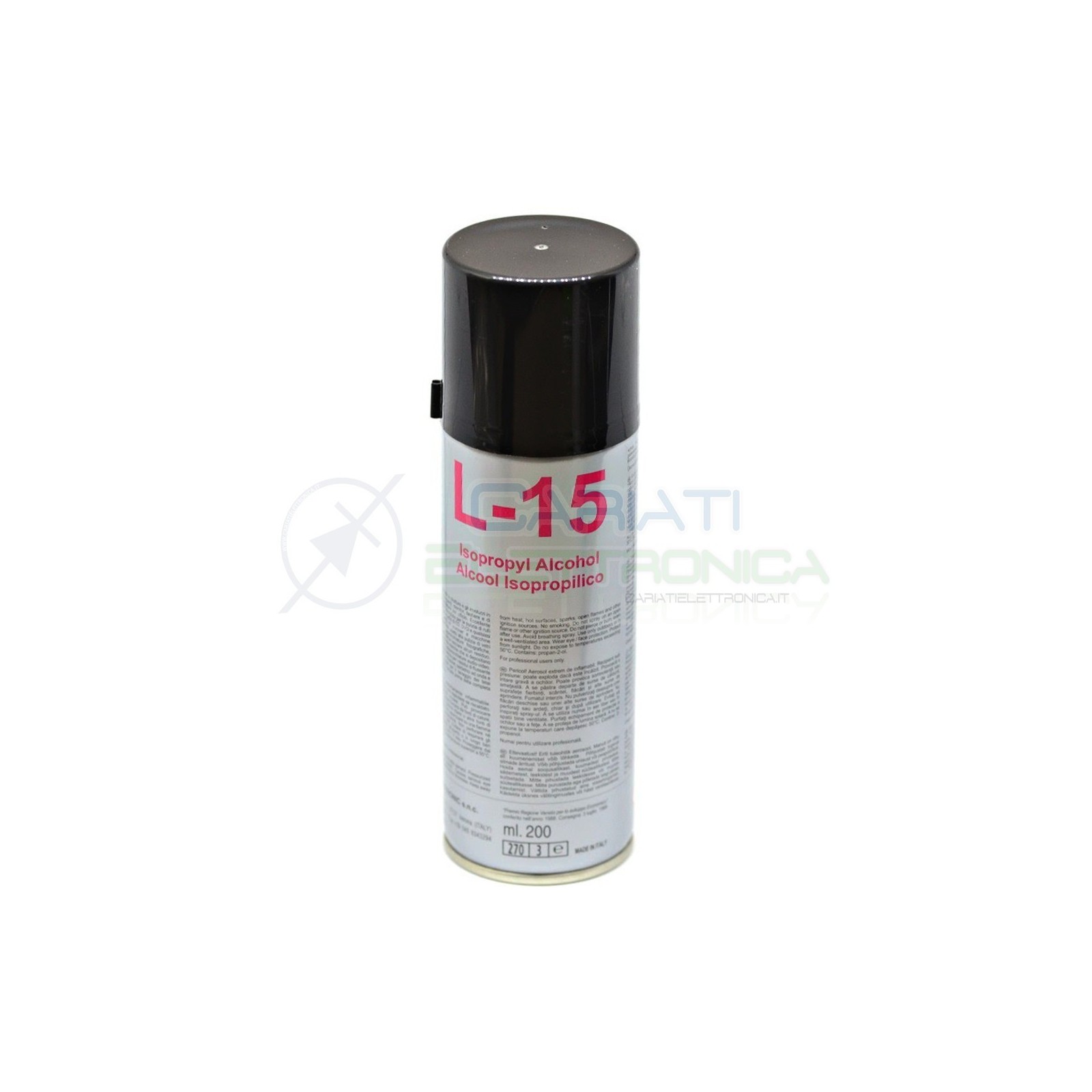 L-15 200ml DUE-CI SPRAY DETERGENTE ALCOOL Isopropilico per Pulizia L15 Due-Ci