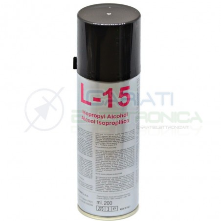 L-15 200ml DUE-CI SPRAY DETERGENTE ALCOOL Isopropilico per Pulizia L15 Due-Ci