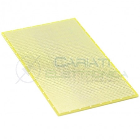 Basetta Millefori 100x160mm Sperimentale Passo 1,27mm Monofaccia in Vetronite BreadBoard Generico