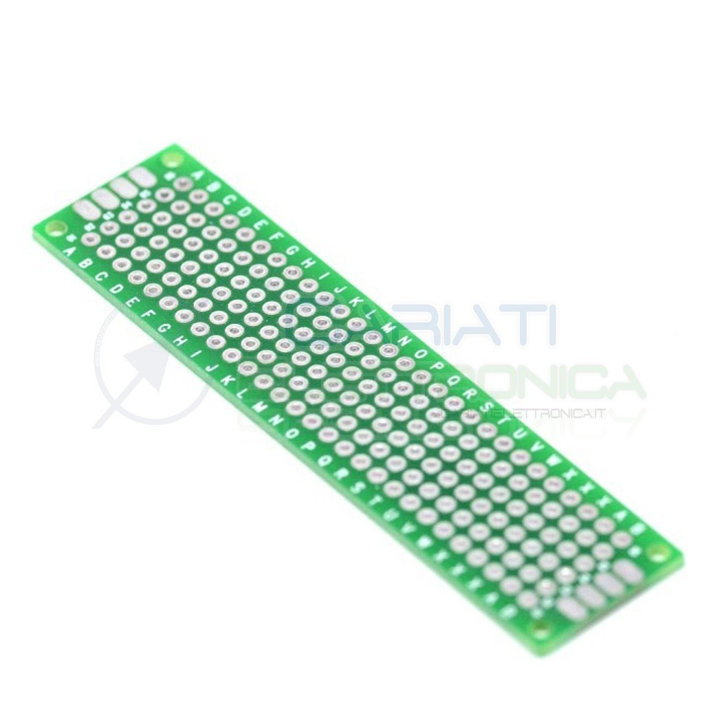 BASETTA MILLEFORI 80 x 20 mm Doppia Faccia BREADBOARDCariati Elettronica