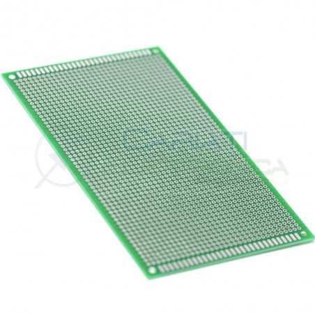 Basetta millefori 150x90mm Doppia Faccia Passo 2,54mm Breadboard Cariati Elettronica