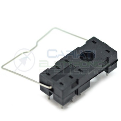 Portarelè Zoccolo per Relè doppio scambio 8 pin pcb circuito stampato porta Generico