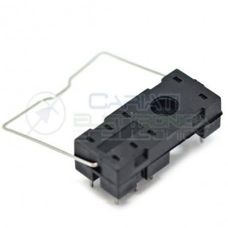 Portarelè Zoccolo per Relè doppio scambio 8 pin pcb circuito stampato portaGenerico