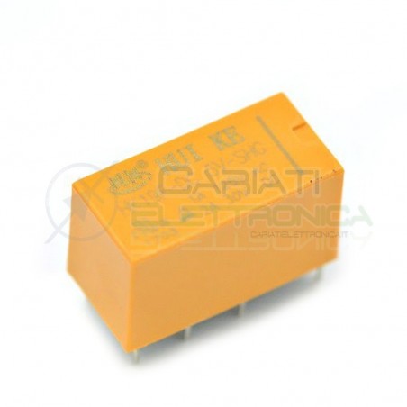Relè Doppio Scambio HK19F-DC 5V-SHG 5VDC 5V DPDT 2AHONGFA RELAY