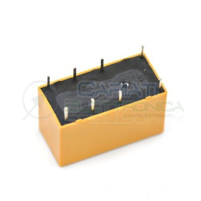 Relè Doppio Scambio HK19F-DC 12V-SHG 12VDC 5V DPDT 2AHONGFA RELAY