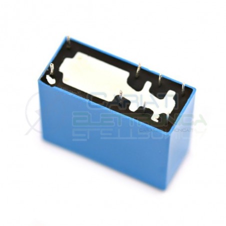 Relè Songle SMI-12VDC-SL-2C con bobina da 12Vdc 5A 30Vdc 5A 250Vac DPDT