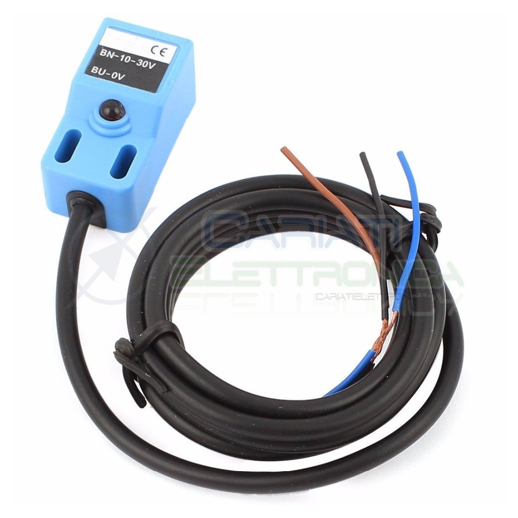Sensore di Prossimità Induttivo NPN NO 10-30Vdc Finecorsa Arduino