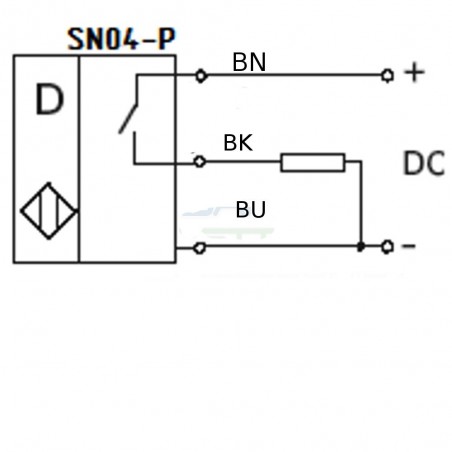 Sensore di Prossimità Induttivo PNP NO 10-30Vdc SN04-P Finecorsa ArduinoGenerico