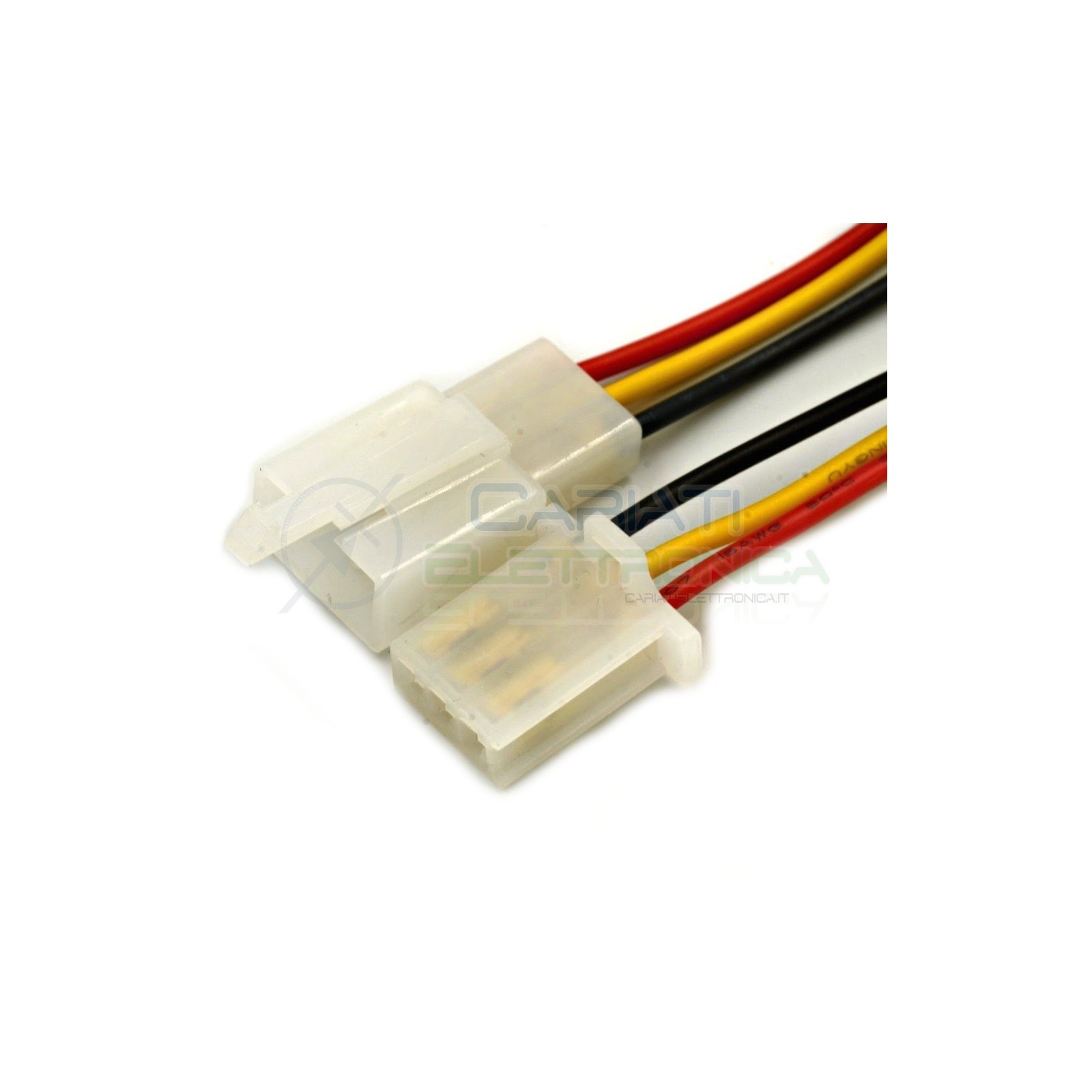 Cavo connettore Maschio Femmina 3 Poli da 13cm Coppia di cavi con BloccoGenerico