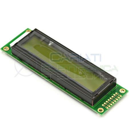 Display Lcd Character Lcm VERDE 20x2 2002 Caratteri Comp. HD44780
