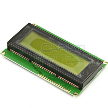 Display Lcd Lcm Verde 20x4 2004 Caratteri Comp. HD44780