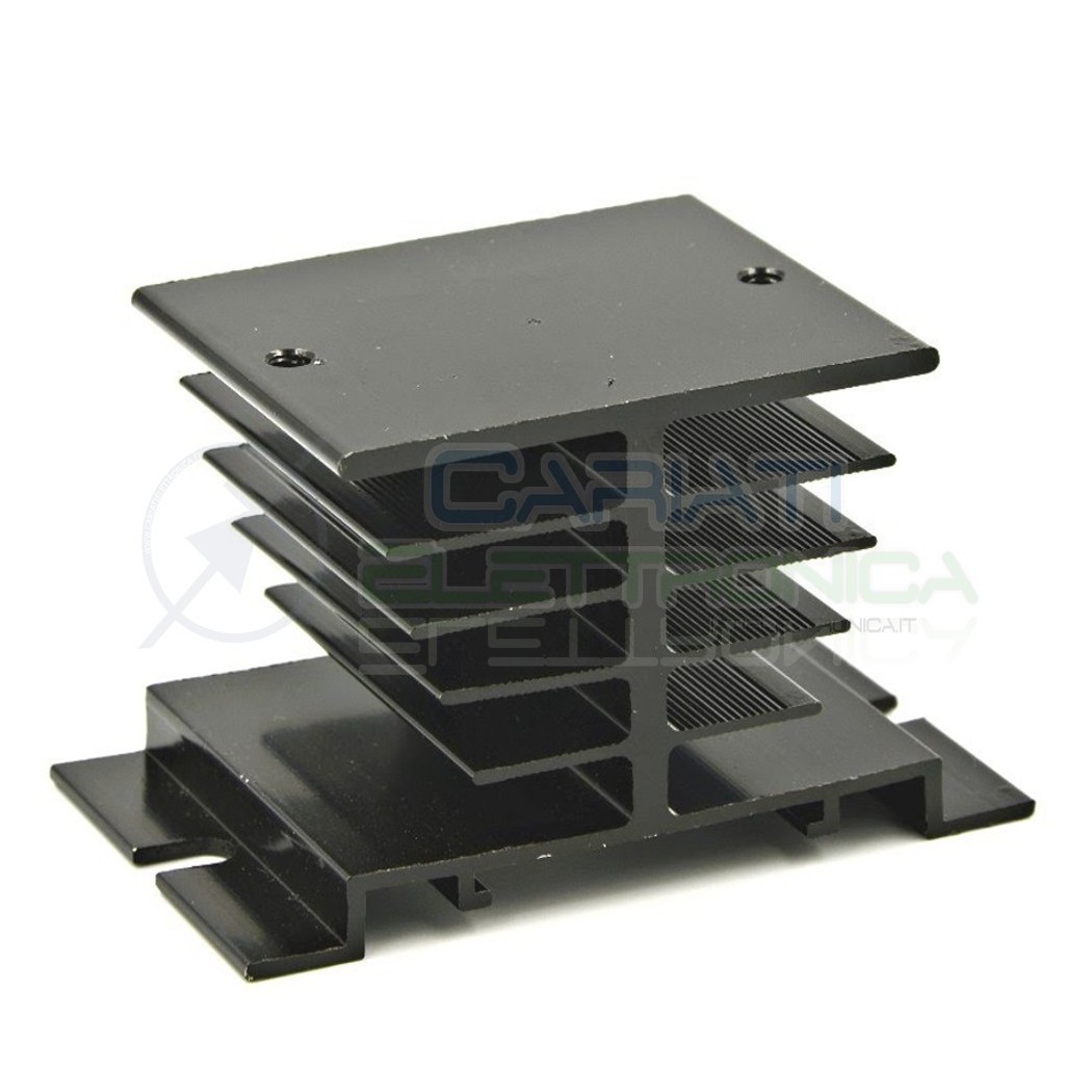 Dissipatore Aletta Raffreddamento per relè stato solido statico SSR 80x50x50 Generico