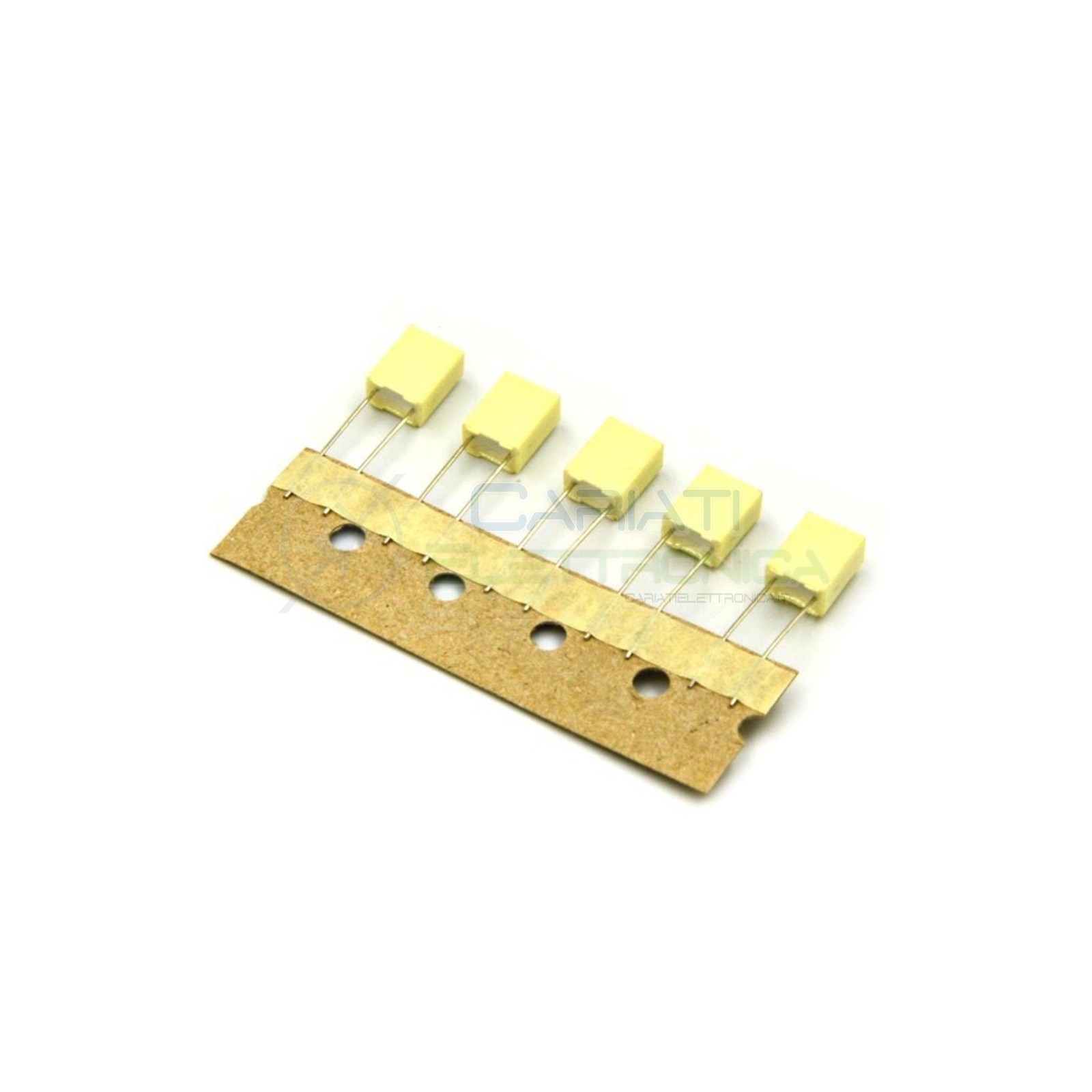 5 pezzi Condensatore Poliestere 100nF 100 nF 250V P 5mm Kemet