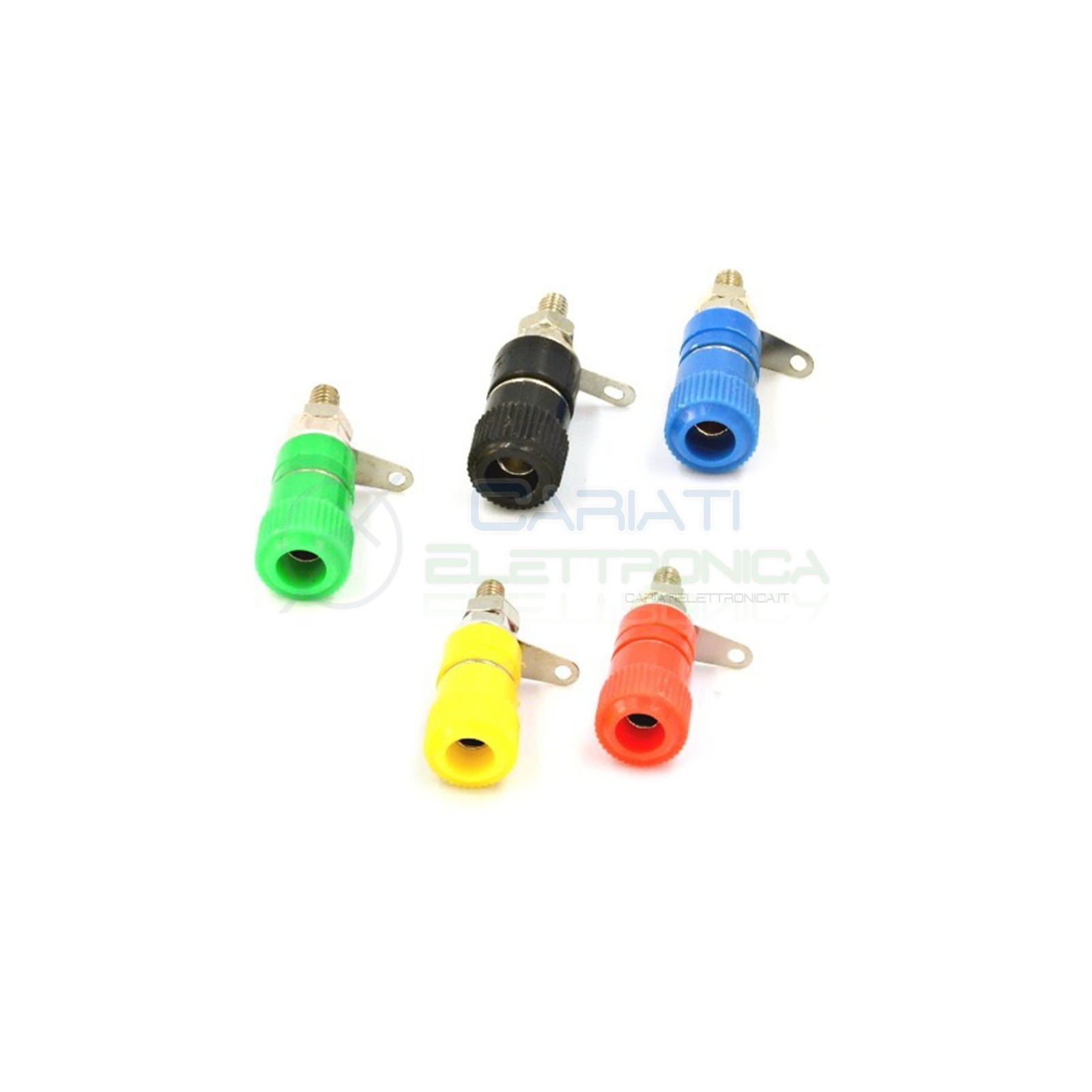 KIT BOCCOLE BANANA SPINE SPINA DA PANNELLO VARI COLORI 4mm