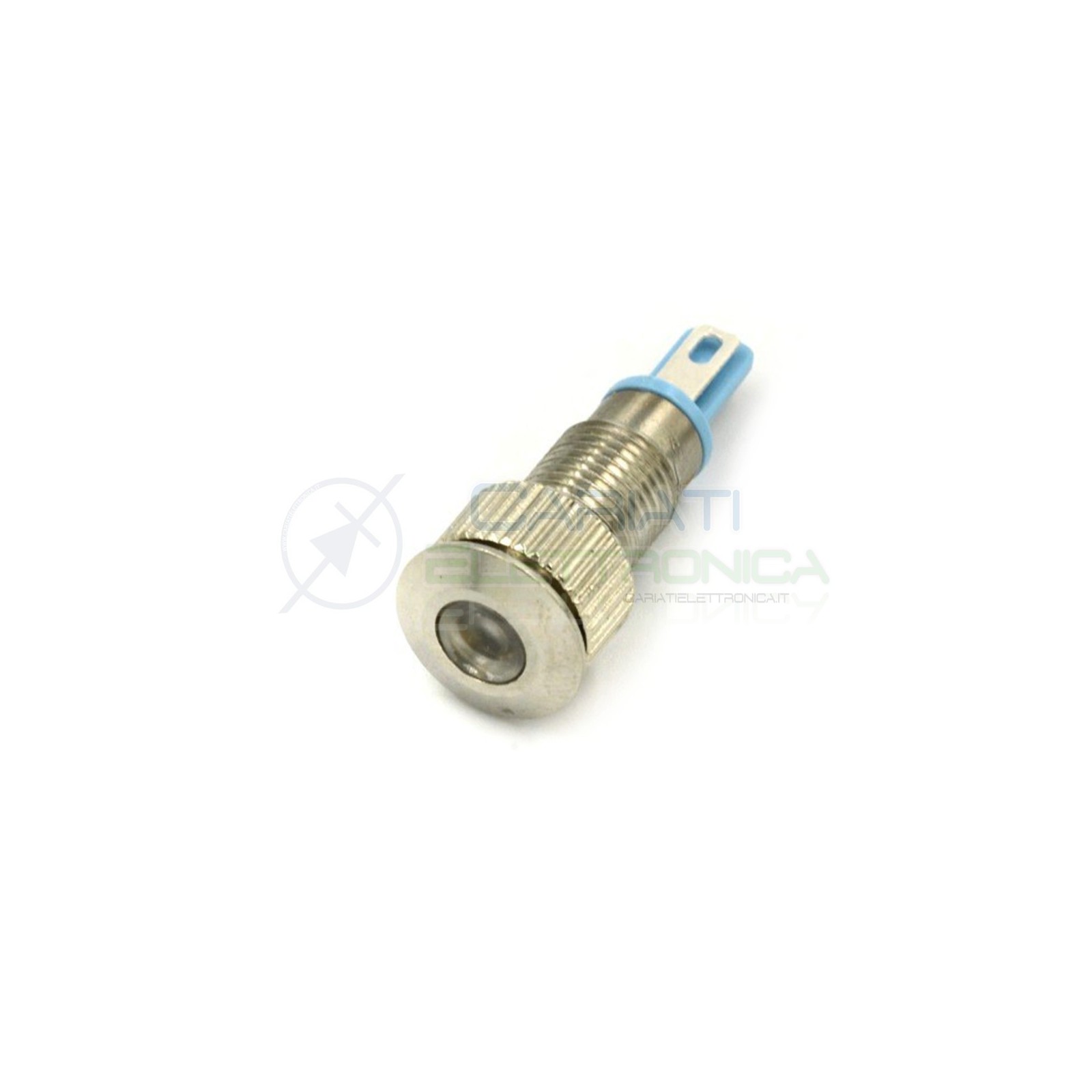 SPIA DI SEGNALAZIONE LUMINOSA 12V LED BIANCO BASSO PROFILO IP65