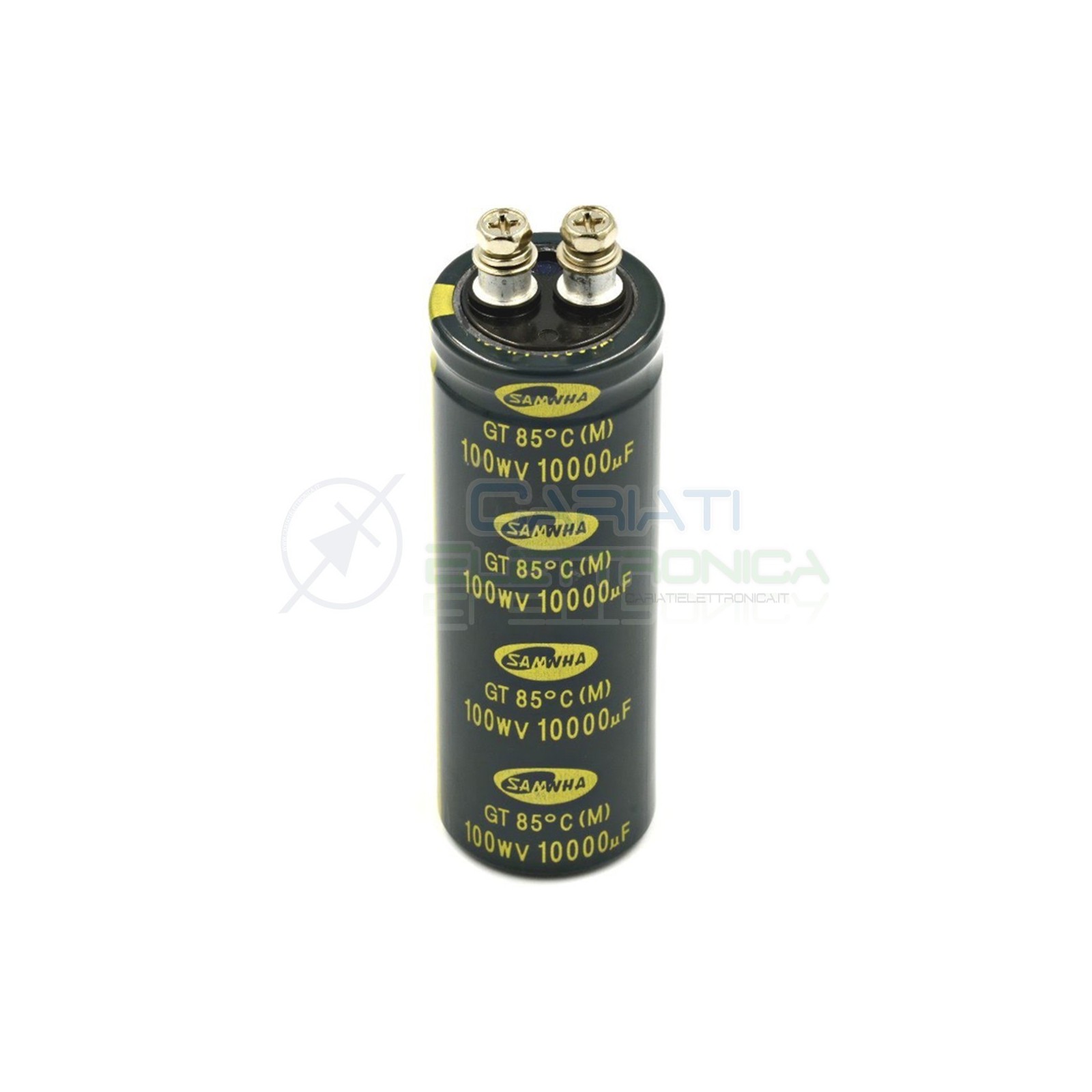 Condensatore Elelettrolitico 10000uF 100V 35x100/12,7 85° GT SAMWHA Samwha