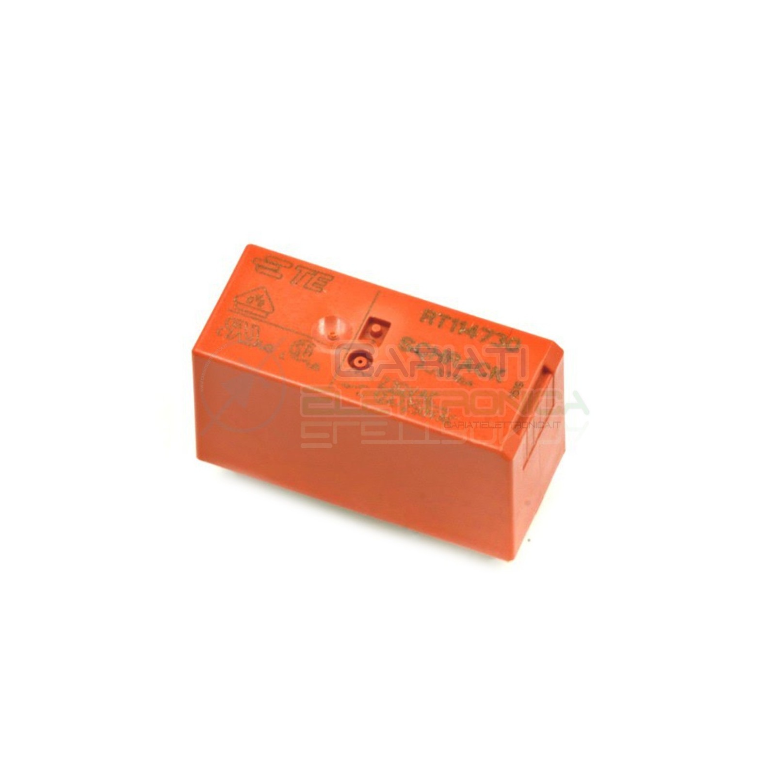 Relè SPDT TE Connectivity RT114730 bobina 230V Corrente max 12A PCB 5 PIN