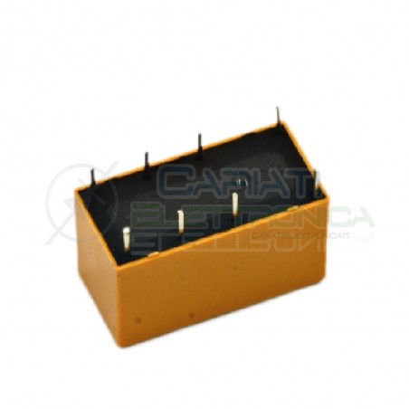 Relay Relè 24V Dc 2A Circuito Stampato Pcb 2 Scambi DPDT HK19F-DC24V-SHG Hui Ke