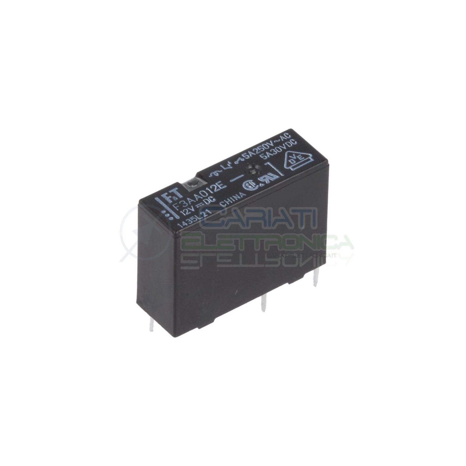 Relay Relè 12V Dc 5A Circuito Stampato Pcb F3AA012E FTR-F3AA012E-HA SPST Fujitsu