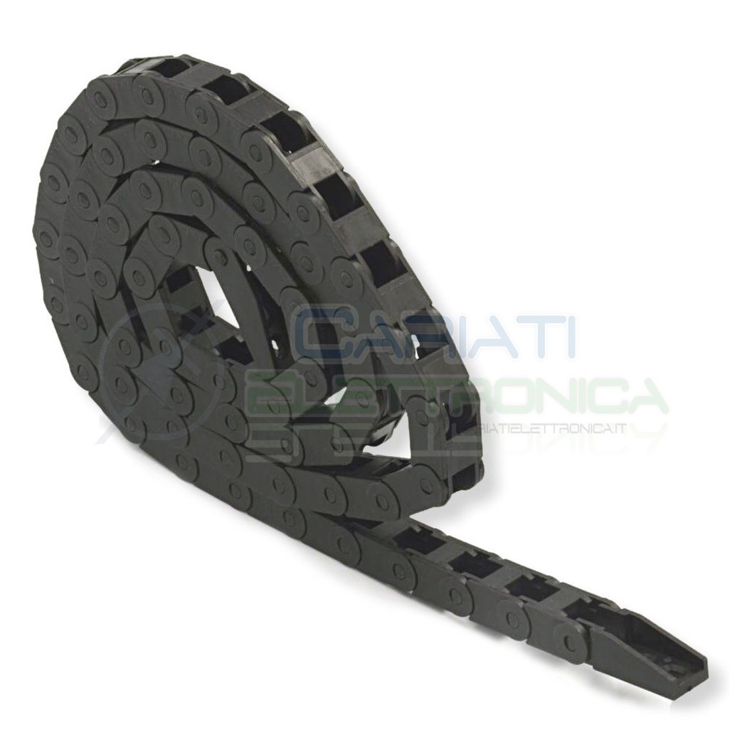 Catena Nera Passacavi Portacavi Porta Cavo 7x7 mm 1 metro CNC Stampante 3D