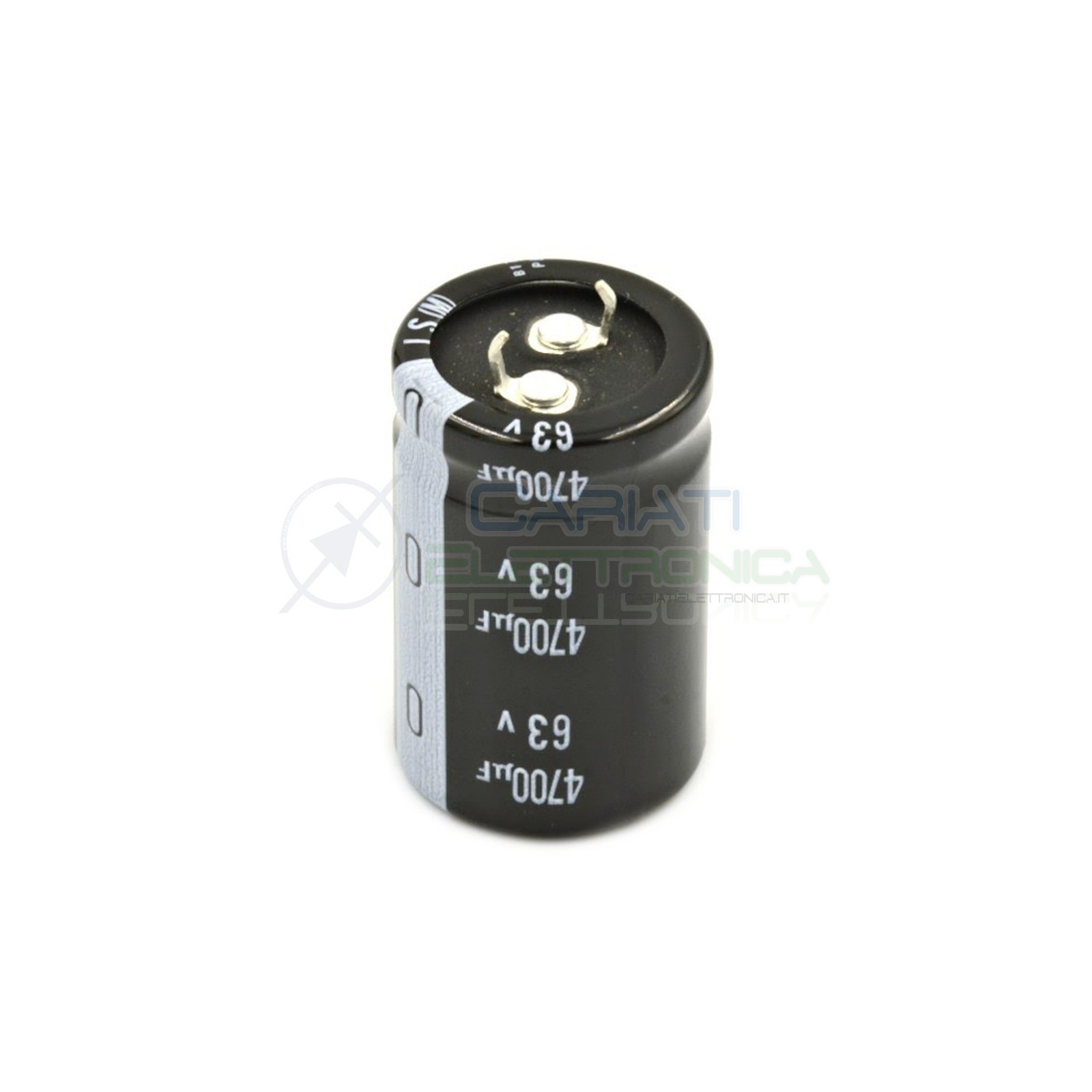 Condensatore elettrolitico NICHICON SNAP IN 4700uF 4700 uF 63V 85°C 25x40mm