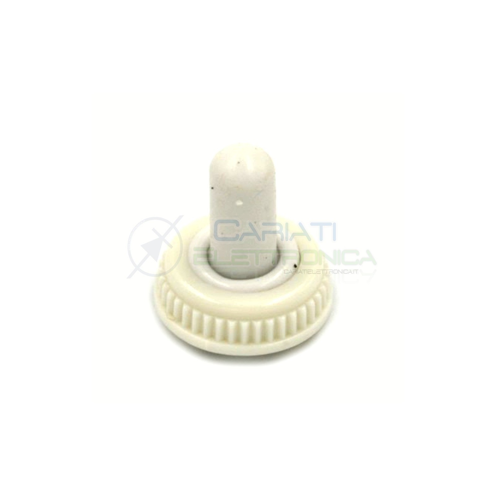 2 PEZZI CAPPUCCIO COVER PER BIANCO INTERRUTTORE DEVIATORE A LEVA M6 x 0.75