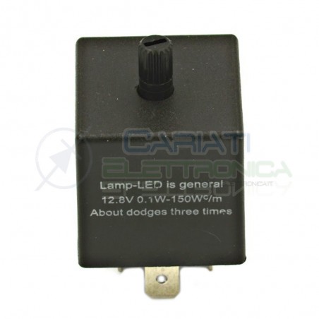 Relè LAMPEGGIATORE FLASH FRECCE FLASH INDICATORE LAMPADE RELAY LED 12V